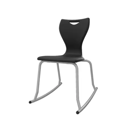 En Rock Educational Chair - Size 6 - Grey Frame - Black